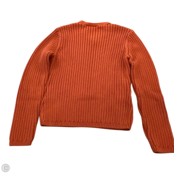 Sweater By Cherokee In Orange, Size: M