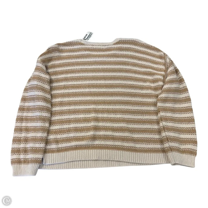 Sweater By Joseph A. In Tan, Size: Xl
