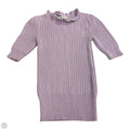 Sweater Short Sleeve By Loft In Purple, Size: Xs