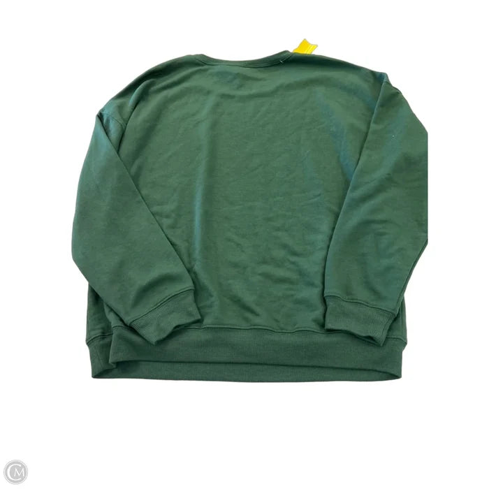 Sweatshirt Crewneck By Nine West In Green, Size: M