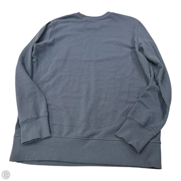 Sweatshirt Crewneck By Wrangler In Black & Cream, Size: S