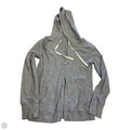 Sweatshirt Hoodie By J. Crew In Blue & Cream, Size: M