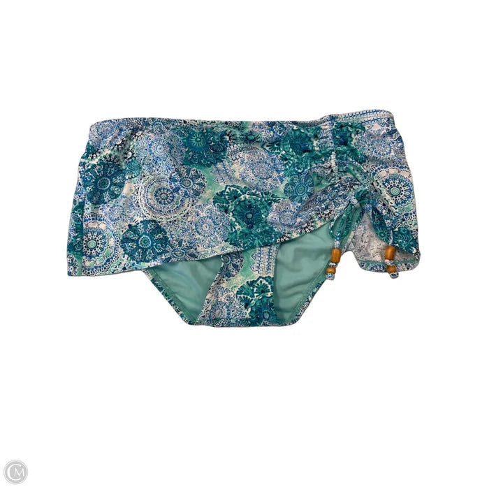 Swimsuit Bottom By Bleu In Blue, Size: 6