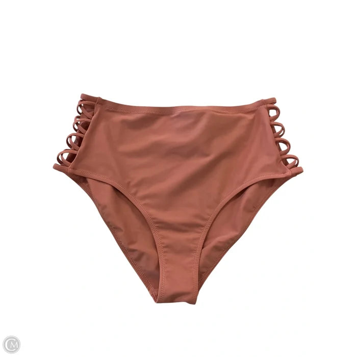 Swimsuit Bottom By Clothes Mentor In Bronze, Size: 8