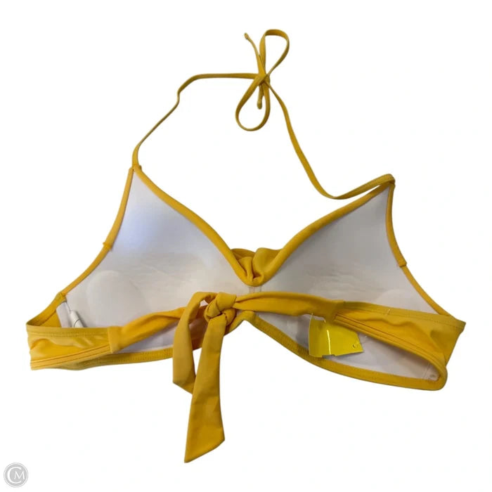 Swimsuit Top By Clothes Mentor In Yellow, Size: M