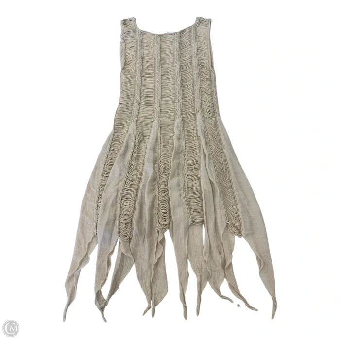 Swimwear Cover-up By Clothes Mentor In Beige, Size: Osfm