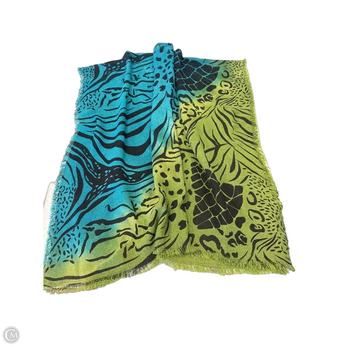 Swimwear Cover-up By Clothes Mentor In Blue & Green, Size: Osfm