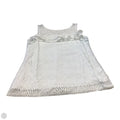 Tank Top Designer By Lilly Pulitzer In White, Size: L