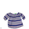 Top 3/4 Sleeve By Agaci In Blue, Size: L