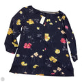 Top 3/4 Sleeve By Ann Taylor In Floral Print, Size: Xs