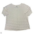 Top 3/4 Sleeve By Clothes Mentor In Black & Cream, Size: M