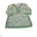 Top 3/4 Sleeve By Gretchen Scott In Blue & Green, Size: S