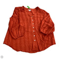 Top 3/4 Sleeve By J. Jill In Orange, Size: M