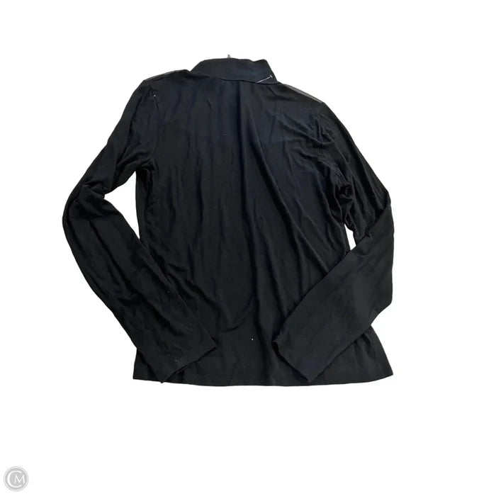 Top Long Sleeve By Anthropologie In Black, Size: L