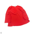 Top Long Sleeve By Chicos In Red, Size: M