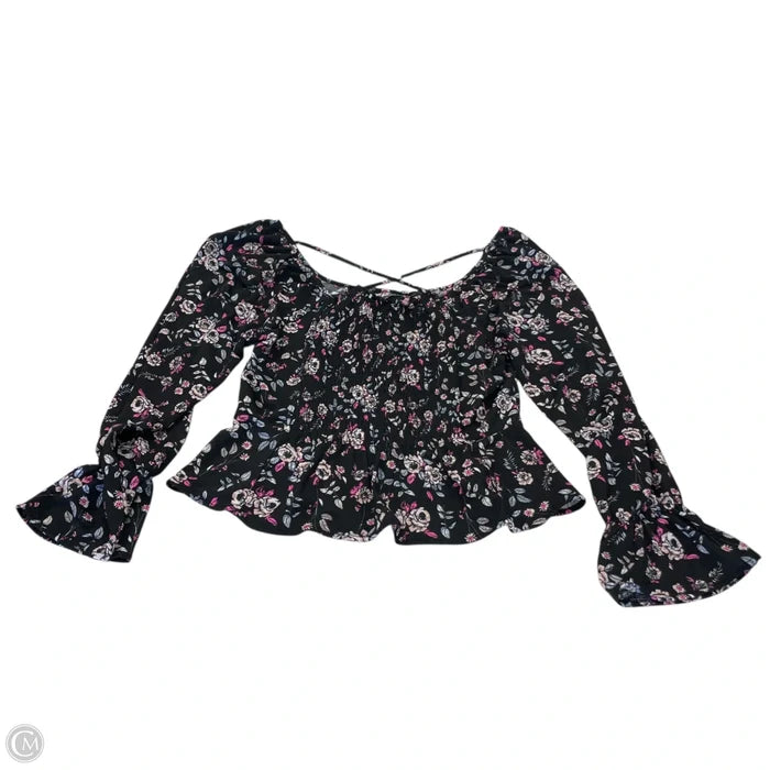 Top Long Sleeve By Clothes Mentor In Floral Print, Size: M