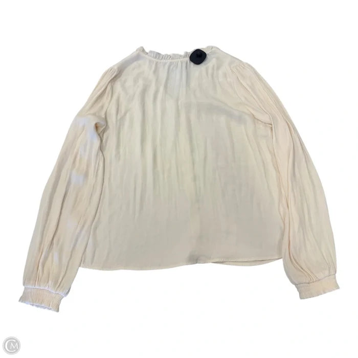Top Long Sleeve By Cupcakes And Cashmere In White, Size: M