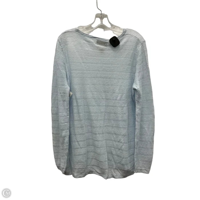 Top Long Sleeve By Cynthia Rowley In Blue, Size: L