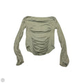 Top Long Sleeve By Free People In Green, Size: S
