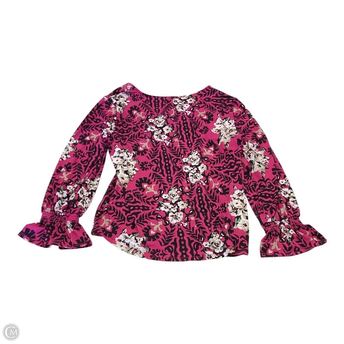 Top Long Sleeve By Jm Collections In Multi-colored, Size: L