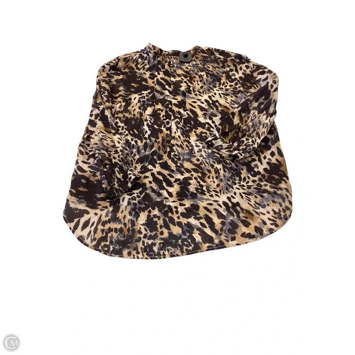 Top Long Sleeve By Pilcro In Animal Print, Size: S