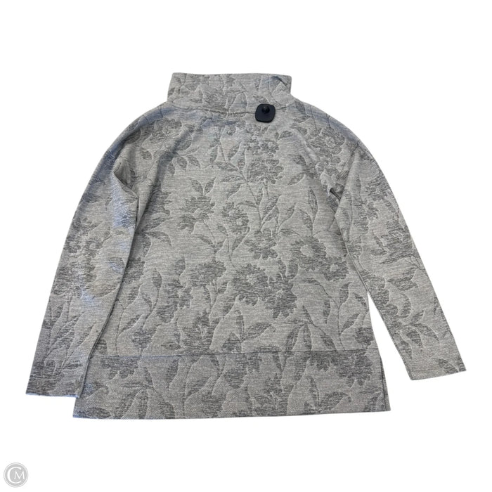 Top Long Sleeve By Talbots In Grey, Size: Xs