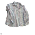 Top Long Sleeve By Talbots In Striped Pattern, Size: 1x