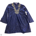 Top Long Sleeve Designer By Lilly Pulitzer In Navy, Size: S
