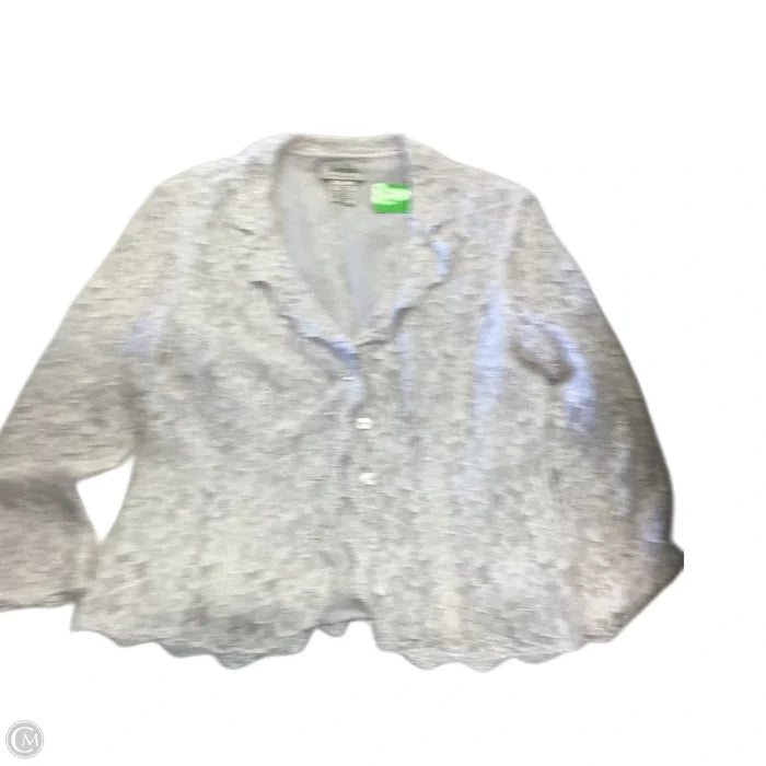 Top Long Sleeve Designer By Neiman Marcus In White, Size: M