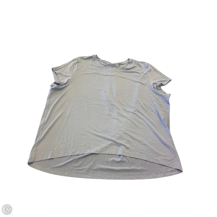Top Short Sleeve Basic By Athleta In Blue, Size: L