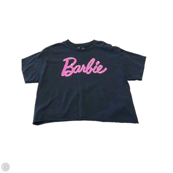 Top Short Sleeve Basic By Clothes Mentor In Black, Size: L