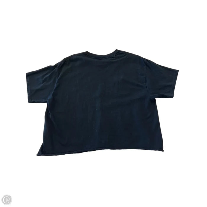 Top Short Sleeve Basic By Clothes Mentor In Black, Size: L