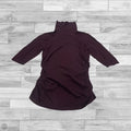 Top Short Sleeve By Ann Taylor In Maroon, Size: Xs