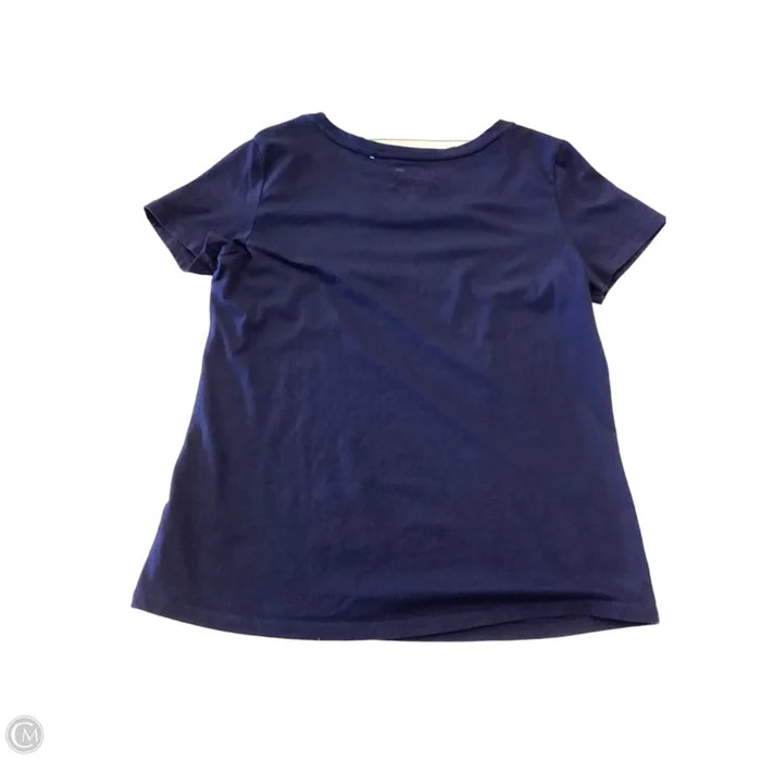Top Short Sleeve By C And C In Navy, Size: L