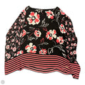 Top Short Sleeve By Calvin Klein In Floral Print, Size: L