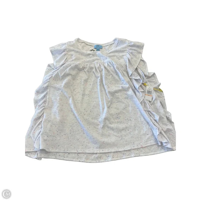 Top Short Sleeve By Cece In Multi-colored, Size: 2x