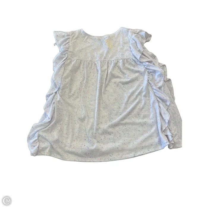 Top Short Sleeve By Cece In Multi-colored, Size: 2x