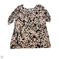 Top Short Sleeve By Chicos In Animal Print, Size: M
