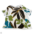 Top Short Sleeve By Chicos In Black & Green, Size: Xl