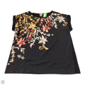 Top Short Sleeve By Chicos In Black, Size: L