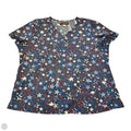 Top Short Sleeve By Clothes Mentor In Blue & Red & White, Size: Xl