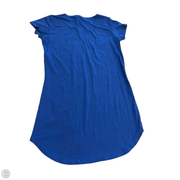 Top Short Sleeve By Clothes Mentor In Blue, Size: L