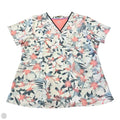 Top Short Sleeve By Clothes Mentor In Grey & Pink, Size: Xl