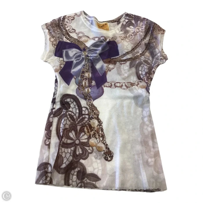Top Short Sleeve By Clothes Mentor In Multi-colored, Size: S