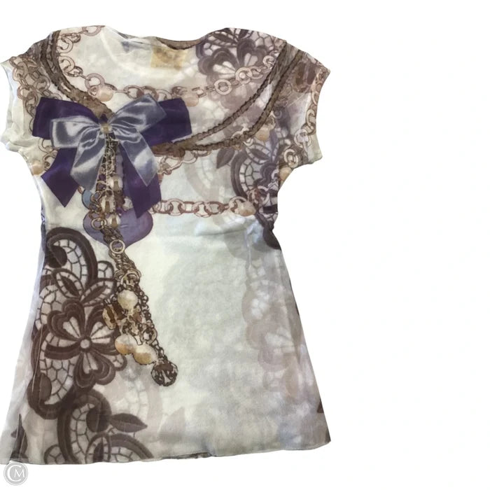 Top Short Sleeve By Clothes Mentor In Multi-colored, Size: S