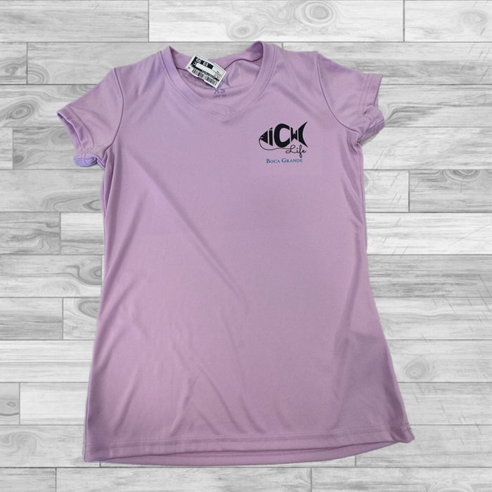 Top Short Sleeve By Clothes Mentor In Purple, Size: Xs