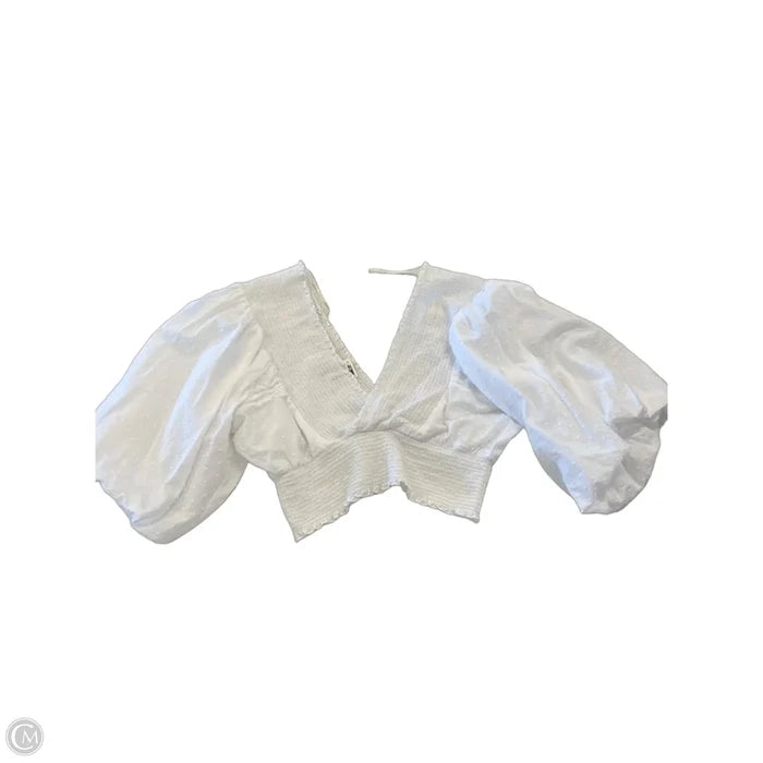 Top Short Sleeve By Clothes Mentor In White, Size: Xl