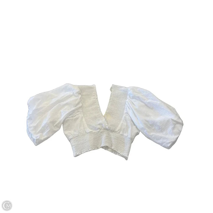 Top Short Sleeve By Clothes Mentor In White, Size: Xl