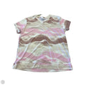 Top Short Sleeve By Columbia In Tie Dye Print, Size: Xl
