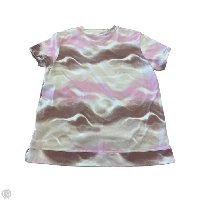 Top Short Sleeve By Columbia In Tie Dye Print, Size: Xl